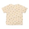 Zandkleurige t-shirt met kevertjes - T-shirt short sleeves bugs